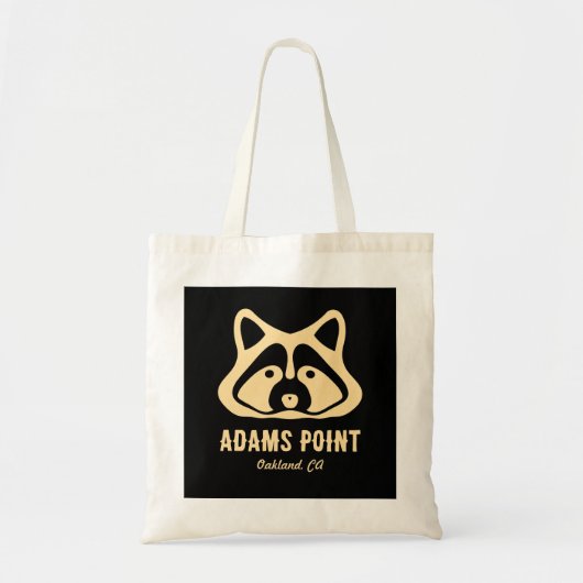 Adams Point Raccoon Tote Bag (Voorkant)