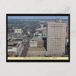 Adams St., Jacksonville FL  Briefkaart