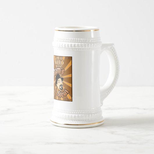 Adam's Stout Brew Pal-Mok Bierpul (Voorkant rechts)