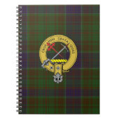 Adams Tartan en Clan Badge Notitieboek (Voorkant)