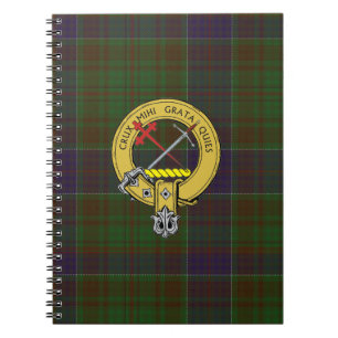Adams Tartan en Clan Badge Notitieboek