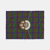 Adams Tartan en Sporran Fleece Deken (Voorkant (Horizontaal))