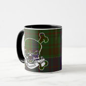 Adams Tartan Mok van de schedel (Voorkant links)