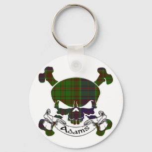 Adams Tartan Skull Sleutelhanger