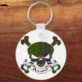 Adams Tartan Skull Sleutelhanger (Voorkant)