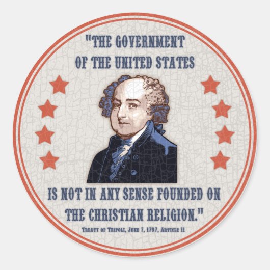 Adams-Tripoli-2 Ronde Sticker (Voorkant)