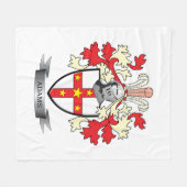 Adams Wapenschild Fleece Deken (Voorkant (Horizontaal))