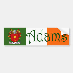 Adams wapenschild Vlag Bumpersticker