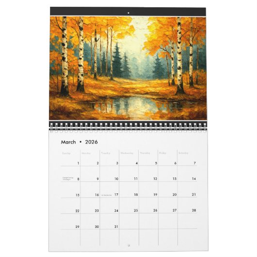AdamsArt 2026 Autumn Countryside  Kalender (Mar 2026)