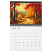 AdamsArt 2026 Herfst Platteland Kalender (Jan 2027)