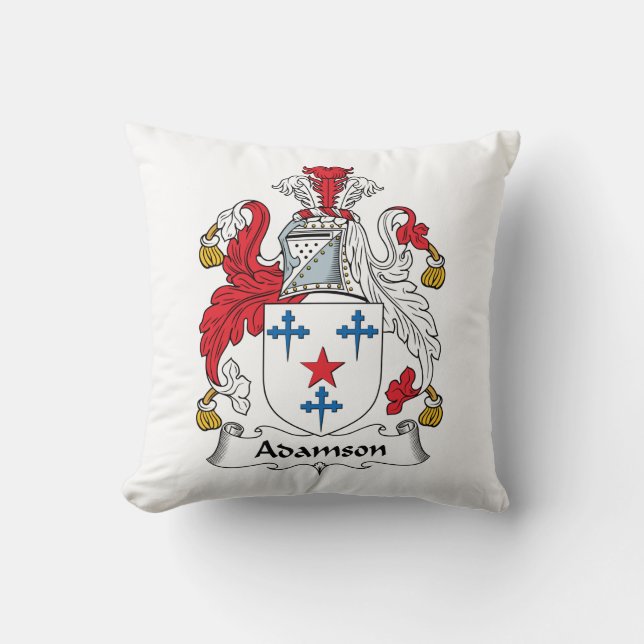 Adamson Family Crest Kussen (Voorkant)
