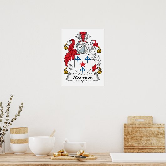 Adamson Family Crest Poster (Keuken)