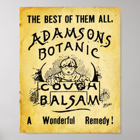 Adamson's hoestriem afdrukken Poster (Voorkant)
