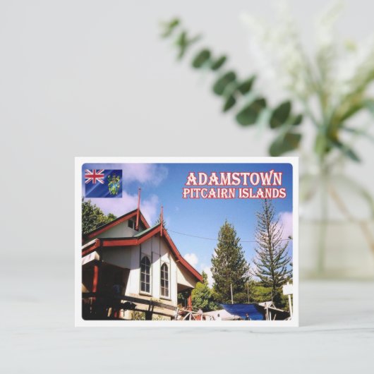 Adamstown - Pitcairneilanden - Briefkaart (Staand voorkant)