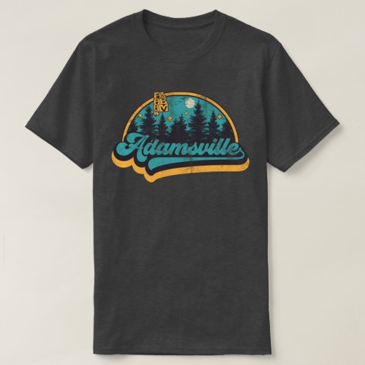 Adamsville, Alabama T-shirt (Design voorkant)