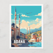 Adana Turkije Beroemde reisplekken Briefkaart (Voorkant)
