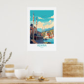 Adana Turkije Beroemde reisplekken Poster (Keuken)