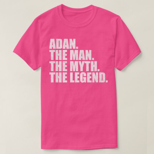 AdanAdan Naam Adan Voornaam T-shirt (Design voorkant)