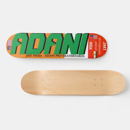 ADANI JMT INDIA 7 3/4" Skateboard Deck (Horizontaal)
