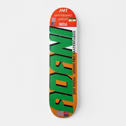 ADANI JMT INDIA 7 3/4" Skateboard Deck (Voorkant)