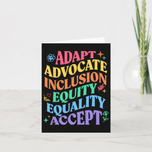 Adapt Advocate Inclusion Equity Equality Autism Ac Kaart
