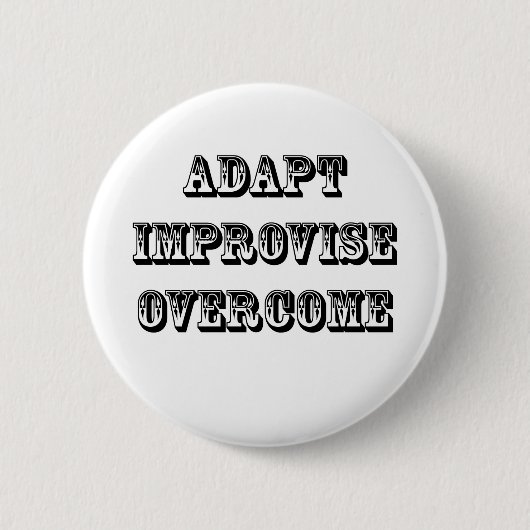 Adapt-Verbetering-Overkomst Ronde Button 5,7 Cm (Voorkant)