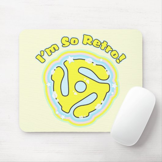 Adapter van 45 rpm zodat Retro Muismat (Met muis)