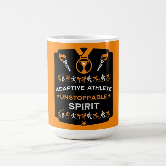 Adaptief gehandicaptensportcadeau koffiemok (Center)