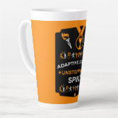 Adaptief gehandicaptensportcadeau latte mok (Linkerhoek)