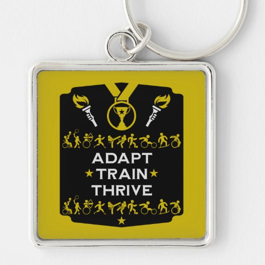 Adaptief gehandicaptensportcadeau sleutelhanger (Voorkant)