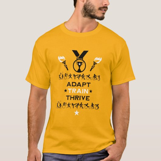 Adaptief gehandicaptensportcadeau t-shirt (Voorkant)
