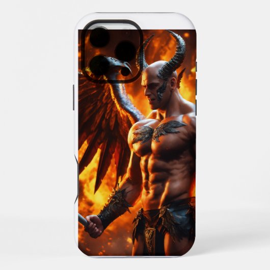 adaptieve engel iPhone hoesje (Achterkant)