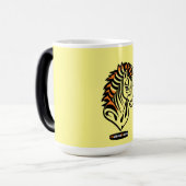 Adaptives ZebraLeon - Illustration mit Text Magische Mok (Voorkant links)