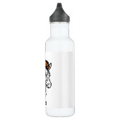 Adaptives ZebraLeon - Illustration mit Text Waterfles (Rechts)