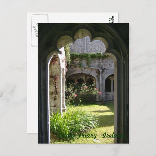 Adare Friary - Ierland Briefkaart (Voorkant / Achterkant)