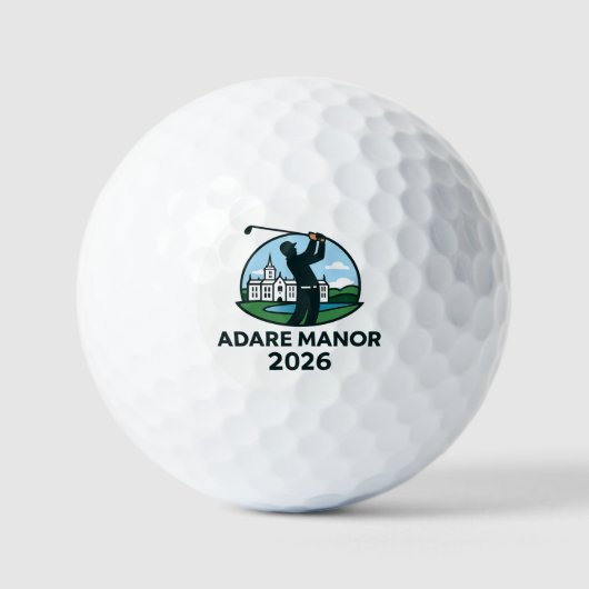 Adare Manor 2026 Golfballen (Voorkant)
