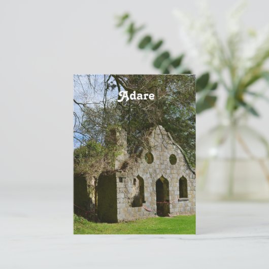 Adare Ruins Briefkaart (Staand voorkant)