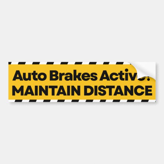 ADAS-systeem waarschuwt bumperstickers (Voorkant)