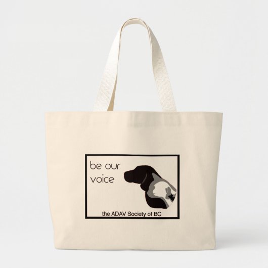 ADAV - Ontwerp door Beth Grote Tote Bag (Voorkant)