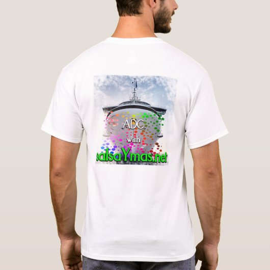 ADC met salsa y mas jongens T-shirt (Achterkant)