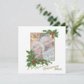 Add-A-foto  Happy-kerstfeestkaart (Staand voorkant)