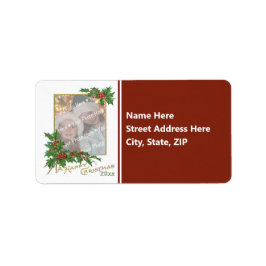 Add-A-foto  Happy-kerstfeestkaart Etiket