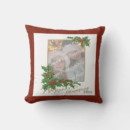 Add-A-foto  Happy-kerstfeestkaart Kussen