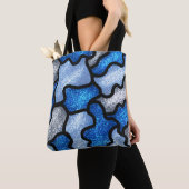 Add a Name Dancer Blue Camo #1 Tote Bag (Dichtbij)