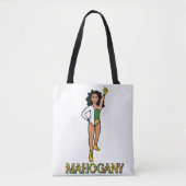 Add a Name Dancer Green White #2 Tote Bag (Voorkant)