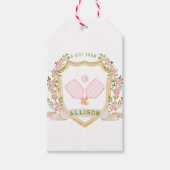 Add-a-Name Preppy Pickle Ball Gepersonaliseerd Cadeaulabel (Voorkant)