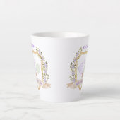 Add-a-Name Preppy Pickleball Latte Mok (Voorkant)