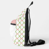 Add-a-Name Preppy Pink Pickle Ball Gepersonaliseer Sling Bag (Rechts)