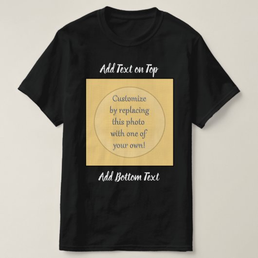 Add-A-Photo Speciale Gebeurtenis T-shirt (Design voorkant)