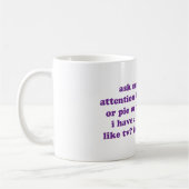 ADD ADHD Funny Quote - Paars Koffiemok (Links)